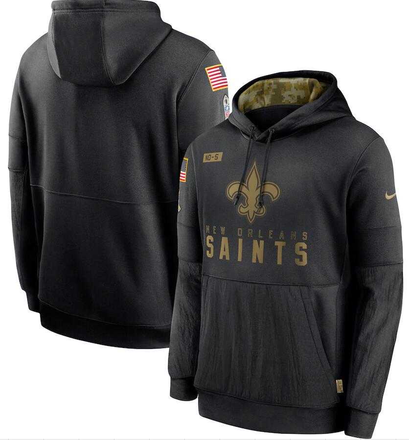 Men's New Orleans Saints Nike Black 2020 Salute to Service Sideline Performance Pullover Hoodie,We sell and wholesale Men's New Orleans Saints Nike Black 2020 Salute to Service Sideline Performance Pullover Hoodie on line form chian!